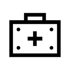  first aid kit line icon
