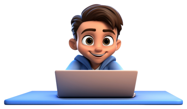 PNG Laptop computer cartoon white background.