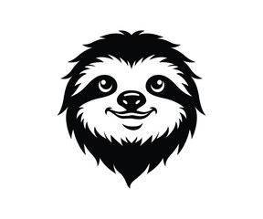 Obraz premium Sloth head vector