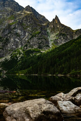 lake in the mountains