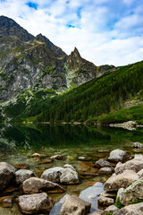 mountain river landscape