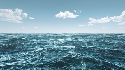 Fototapeta premium sea waves and sky