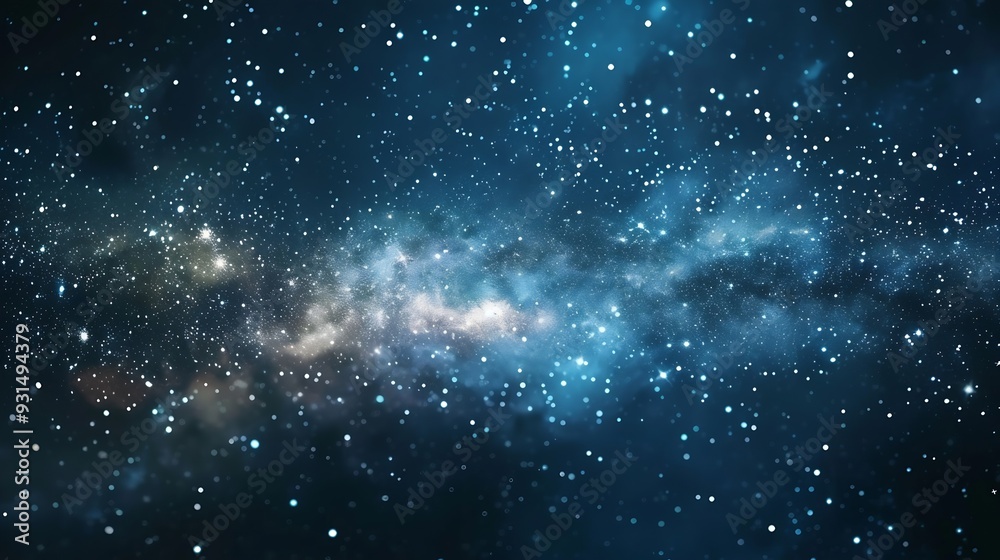 Poster myriads of twinkling stars in celestial cosmos : generative ai