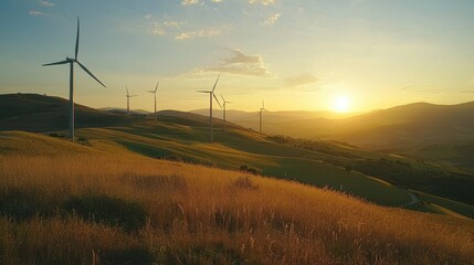Obraz premium Executives developing renewable energy 