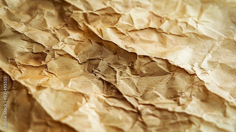 Poster old brown paper texture background : generative ai