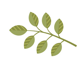 Leaves vector illustration. Cultivating garden involves nurturing growth leaves and botanical wonders Organic greenery symbolizes unspoiled naturalness flourishing garden The leaves concept highlights