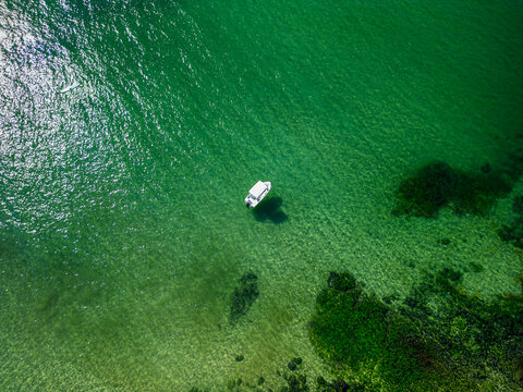 Drone view of Nestinarka Beach near town of Tsarevo, Burgas Region, Bulgaria