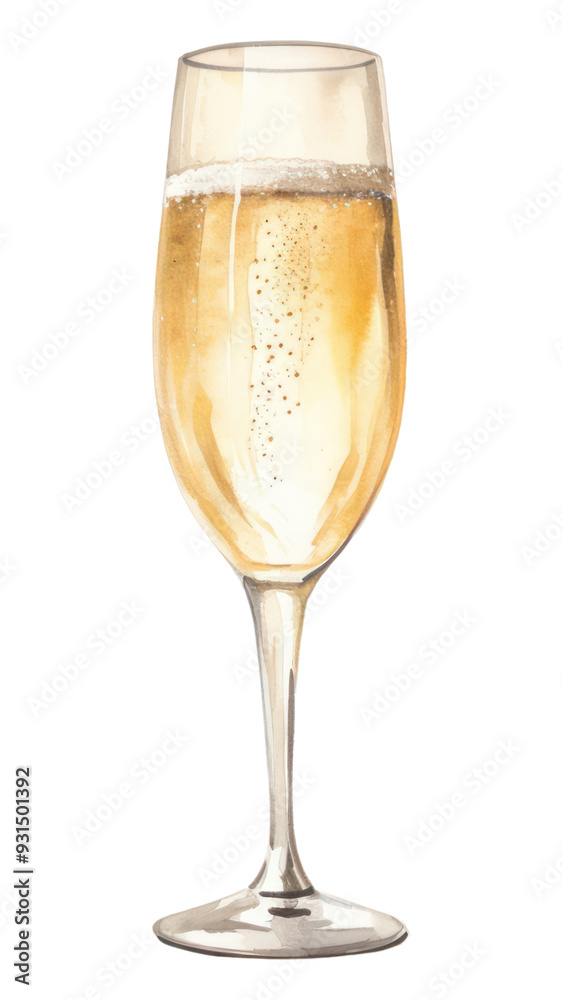 Wall mural PNG Glass champagne drink wine.