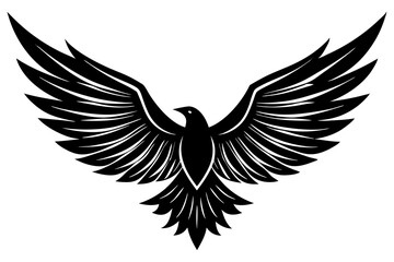 bird wing sketch silhouette vector, Angel wings icon
