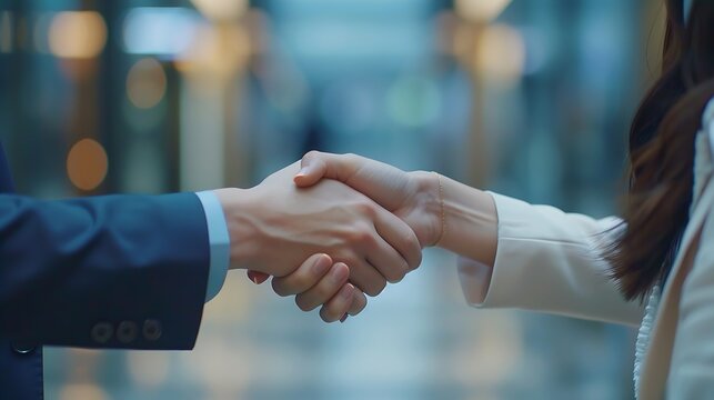 Meeting shaking hands and business people with deal welcome or onboarding for collaboration Partnership teamwork and shaking hands for agreement consulting or introduction with trust i : Generative AI