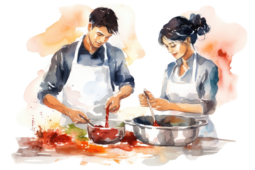 PNG Cooking adult chef food.