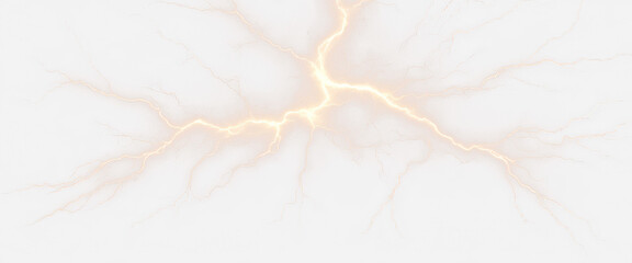 Lightning bolt striking, cutout, png