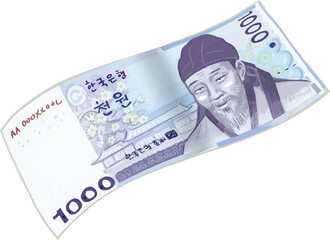 천원지폐