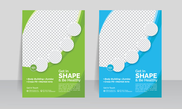 Fitness / Gym Flyer Template A4 Design