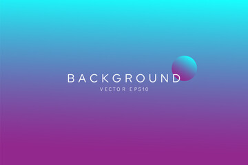Gradient background with neon futuristic color combination of purple pink and light blue, vector design
