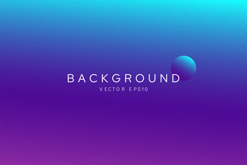Gradient background with futuristic color combination of purple pink and blue, vector design