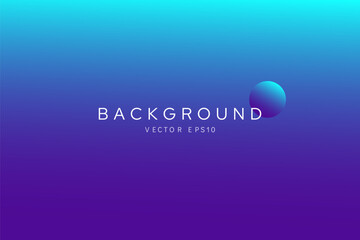 Gradient background with neon futuristic color combination of purple and light blue cool tone vector design