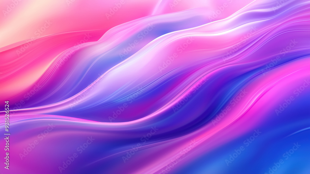 Poster an abstract, multicolored gradient background with a blurred effect, perfect for a landing page or w