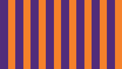 Striped background with stripes. Halloween background. Pattern in Halloween colors. Autumn party. Orange and violet colors. Colors are easily edited