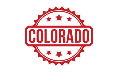 Colorado rubber stamp on white background Discrepancy Stamp
