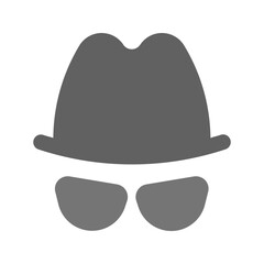 spy flat icon