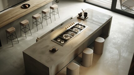 interior with chairs , interior of a restaurant , sink ,interior of the kitchen , interior of the bed room , bed room in hotel ,modern kitchen with fireplace laxury bedroom 