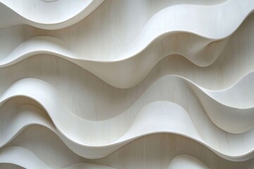 Obraz premium Abstract background of white plywood texture created with generative AI