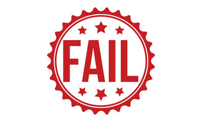 Fail rubber stamp vector illustration on white background