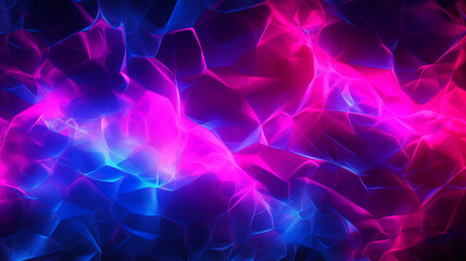 Abstract design with blue and pink waves