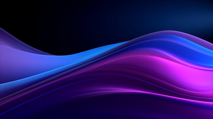 Abstract design with blue and pink waves