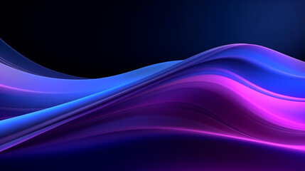 Abstract design with blue and pink waves