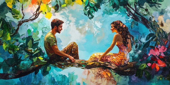 Adam And Eve In The Garden Of Eden Images – Browse 2,287 Stock Photos ...