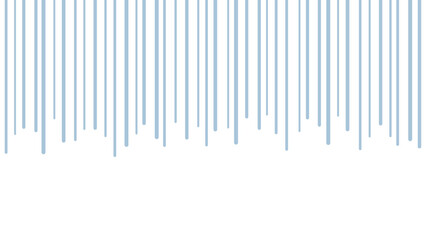 下向きに流れる薄い青の垂れ線の背景 - ショックや落ち込みの感情をイメージする漫画の効果線 - 16:9