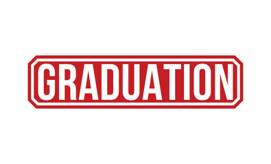 Fototapeta premium GRADUATION rubber stamp on white background. GRADUATION Stamp.