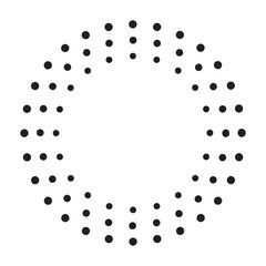 Dot Circle Frame