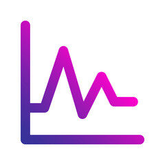 fluctuation gradient icon