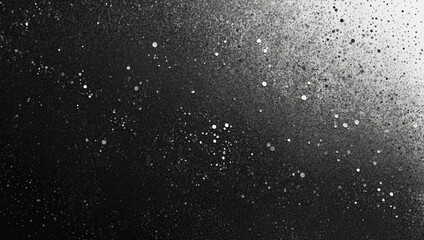 Obraz premium Black Noise Stipple Dots Halftone Gradient Isolated on a White Background