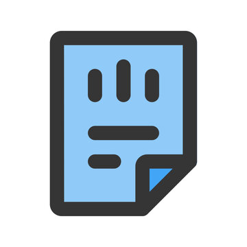 recommend clip art: document outline fill icon