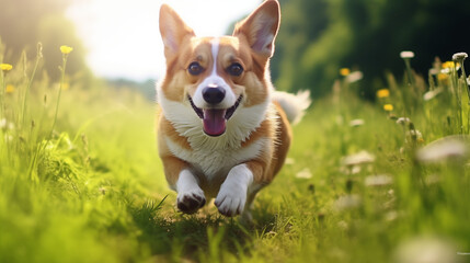 A fluffy Pomeranian nestled comfortably on a cozy couch with a soft blanket. 