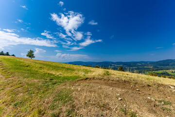 Koniak&oacute;w landscape, Ochodzita Mountain, Silesian Beskids