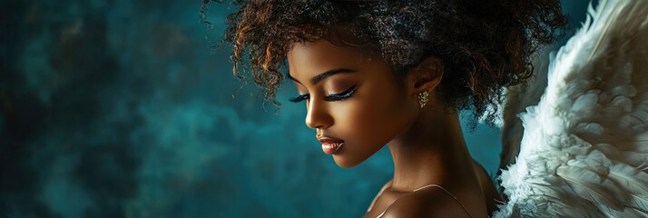 beautiful african american angel 
