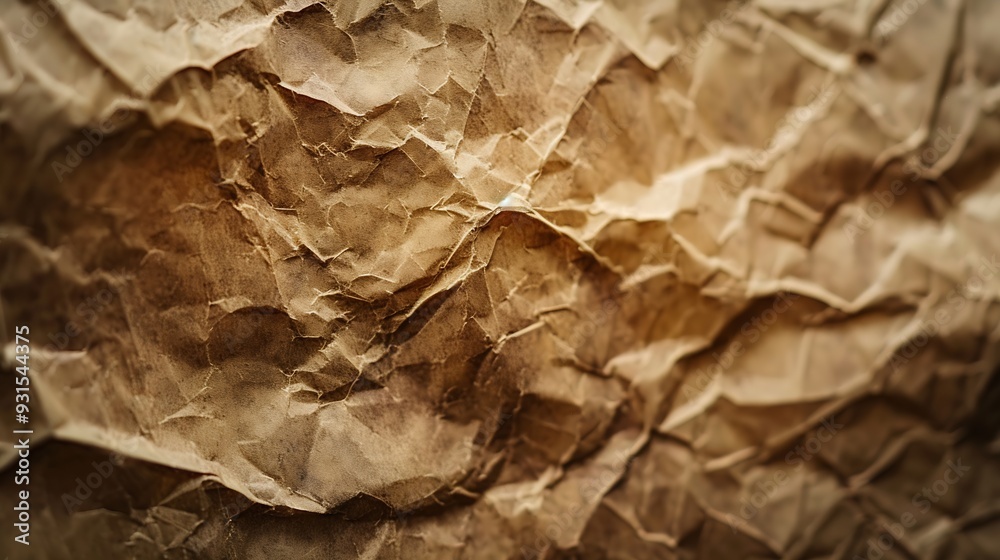 Aufkleber old brown paper texture background : generative ai