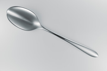 Studio shot of polished silverware in a studio environment.