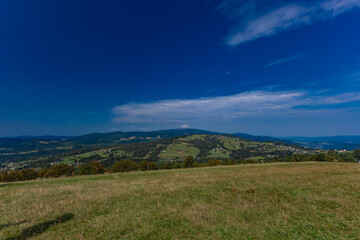 Koniaków landscape, Ochodzita Mountain, Silesian Beskids