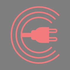 Plug icon Design