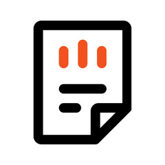 document line color icon