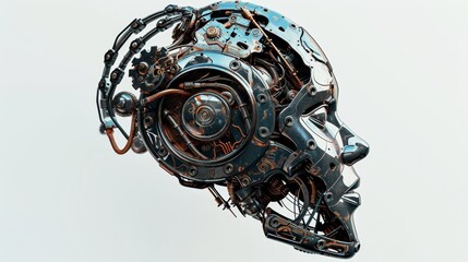 Fototapeta premium Design for Retro Sci Fi Robot Stickers for Apparel and Merchandise