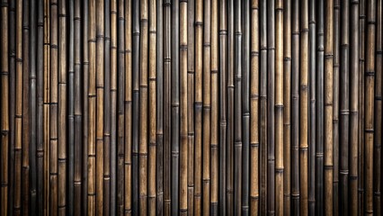 Black bamboo slat textured wooden backdrop , black, bamboo, slat, wide, texture, abstract, wooden, background, plank, dark