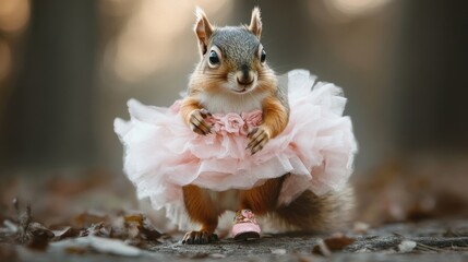 A Squirrel in a Tutu