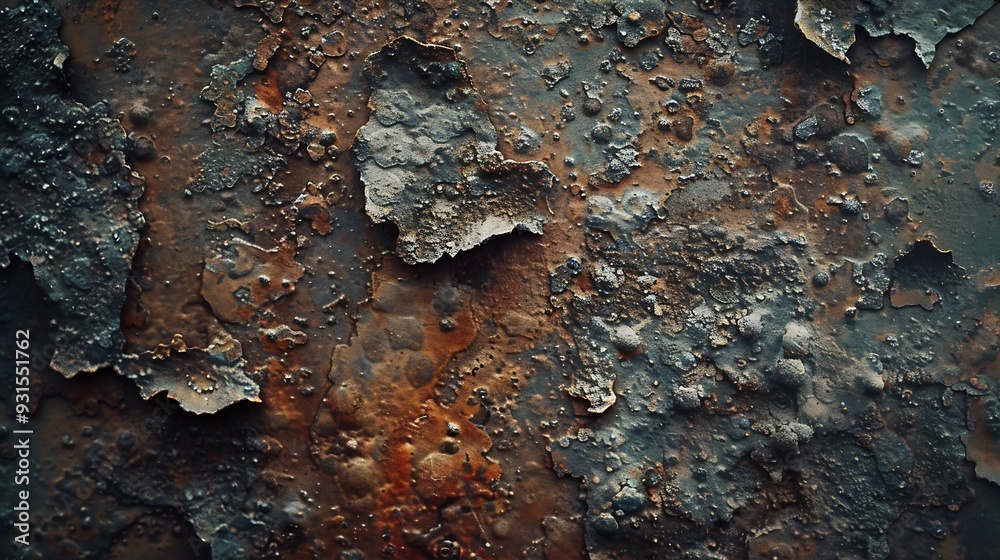Poster dilapidated industrial surface texture high resolution : generative ai